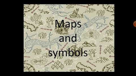 Maps and symbols - Part 1 - std 4th
