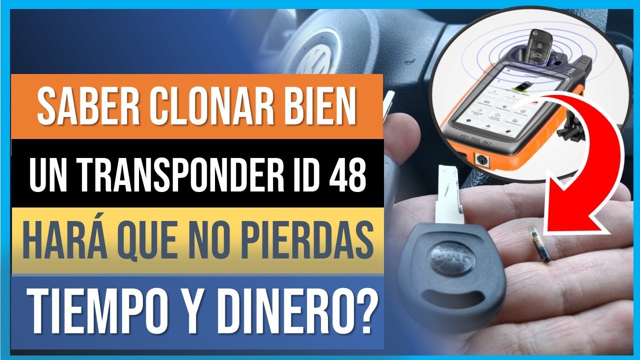 Si Sabes🔑CLONAR🔑 un Chip Megamos ID 48 correctamente es FÁCIL, Si no,  Puede Ser un Dolor de Cabeza🤯