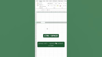 Stop Clicking! Use These Shortcuts to Select Rows & Columns in Excel! #excel #shorts