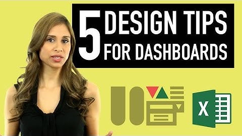 5 Design Tips for Better Excel Reports & Dashboards