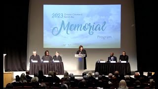2023 CMBA Bench-Bar Memorial Program