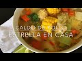 Caldo de pollo fácil de preparar