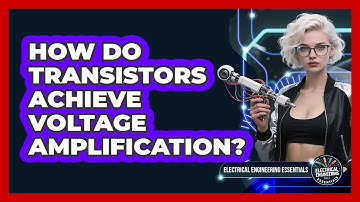 How Do Transistors Achieve Voltage Amplification? - Electrical Engineering Essentials