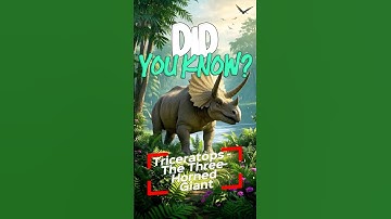 Triceratops: The Legendary Three-Horned Dinosaur! 🦕⚔️