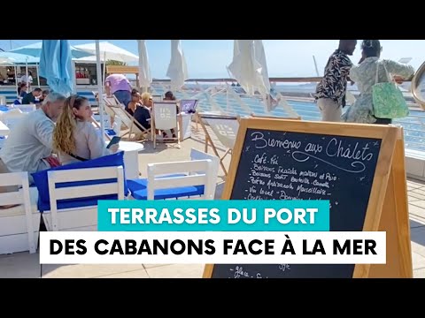 Les Cabanons des Terrasses du Port, un moment de détente face à la mer