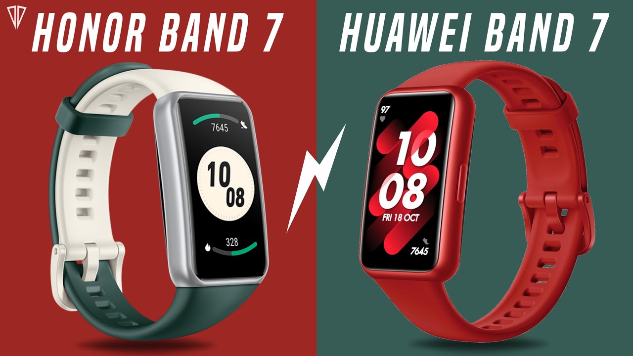 Honor Band 7 VS Huawei Band 7 