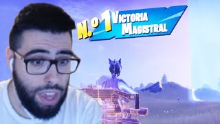 MI PRIMERA VICTORIA MAGISTRAL EN FORTNITE - Salvador Raya