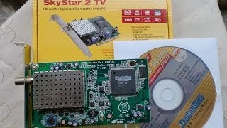 حل مشكلة تعريف كرت الستلايت SkyStar 2 TechniSat DVB PC TV Star PC I