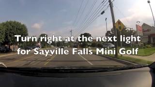 Sayville Falls Mini Golf - How to get here