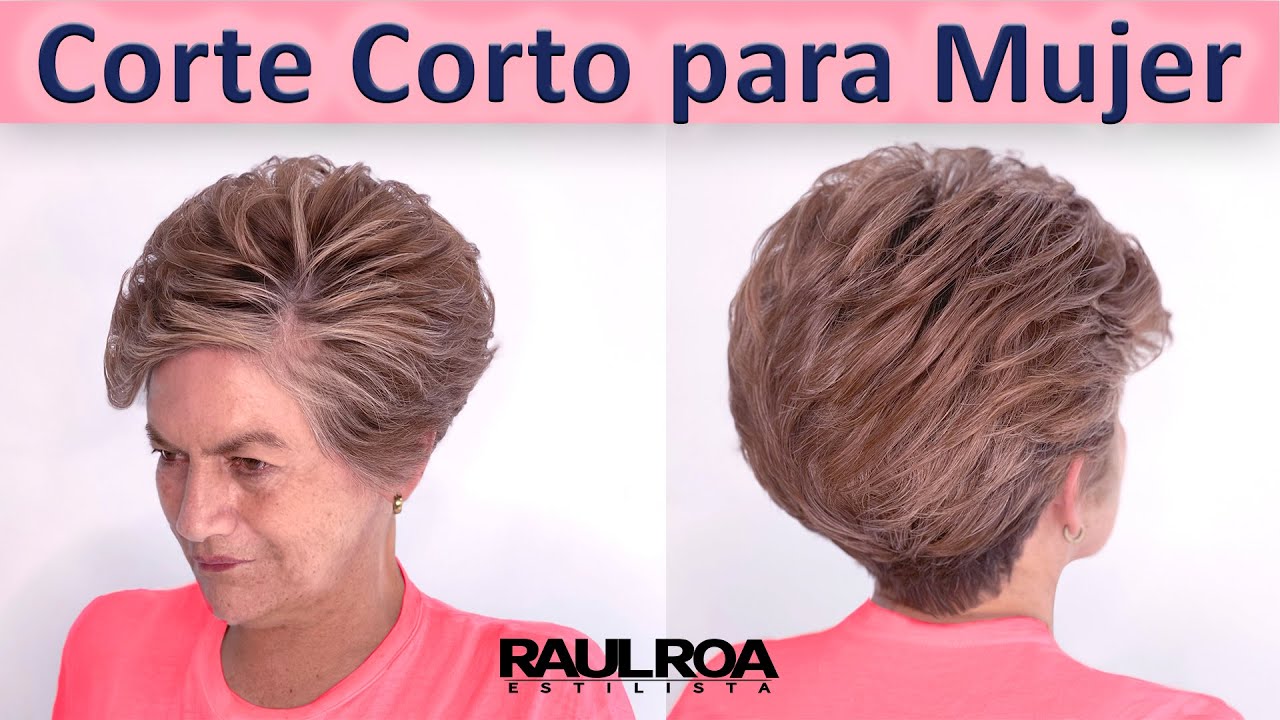 Corte de cabello para mujer mayor RAUL ROA ESTILISTA 