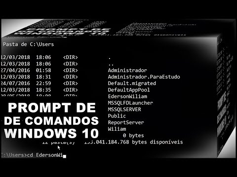 Vídeo: Como eu inicio o servidor GlassFish a partir do prompt de comando?