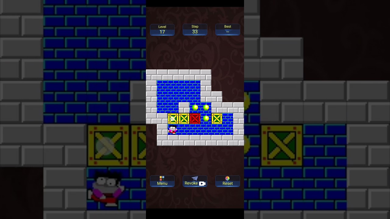 Push box game // Level -17 // Push boxes