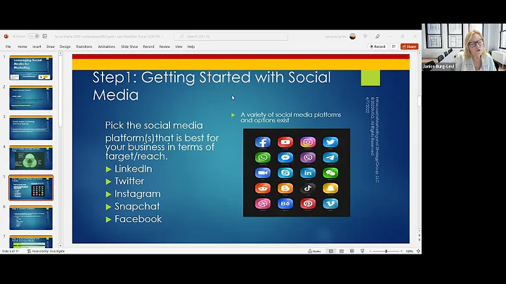Leveraging Social Media for Marketing with Janice ...