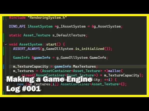 Making a game engine. - YouTube