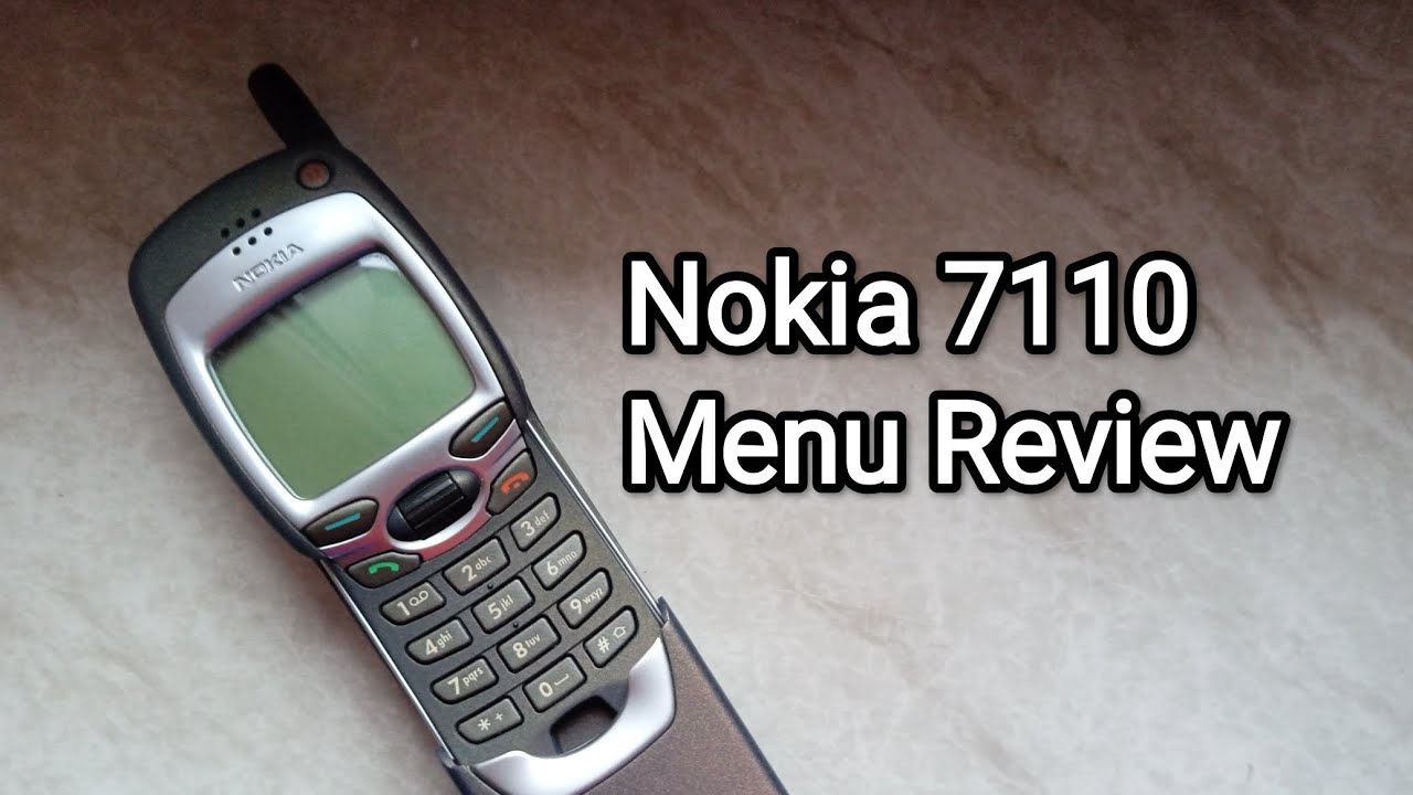 Nokia 7110 | Menu Review. (23 Years old Phone) - YouTube