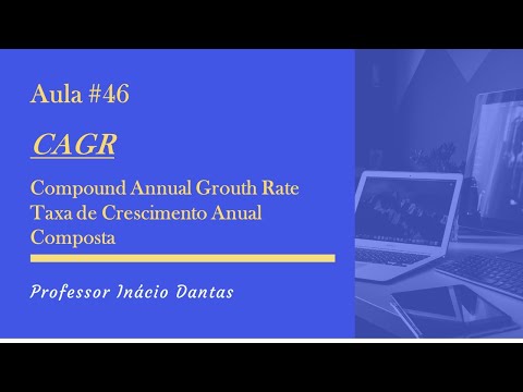 Aula #46 - CAGR - Compound Annual Growth Rate - Taxa de Crescimento Anual Composta