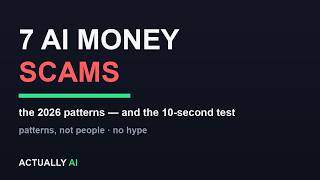 7 Make Money With AI Scams to Avoid in 2026 (and the 10-second test)