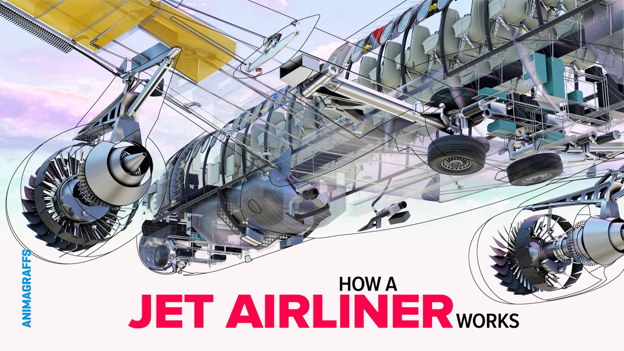 ⁣How a Jet Airliner Works