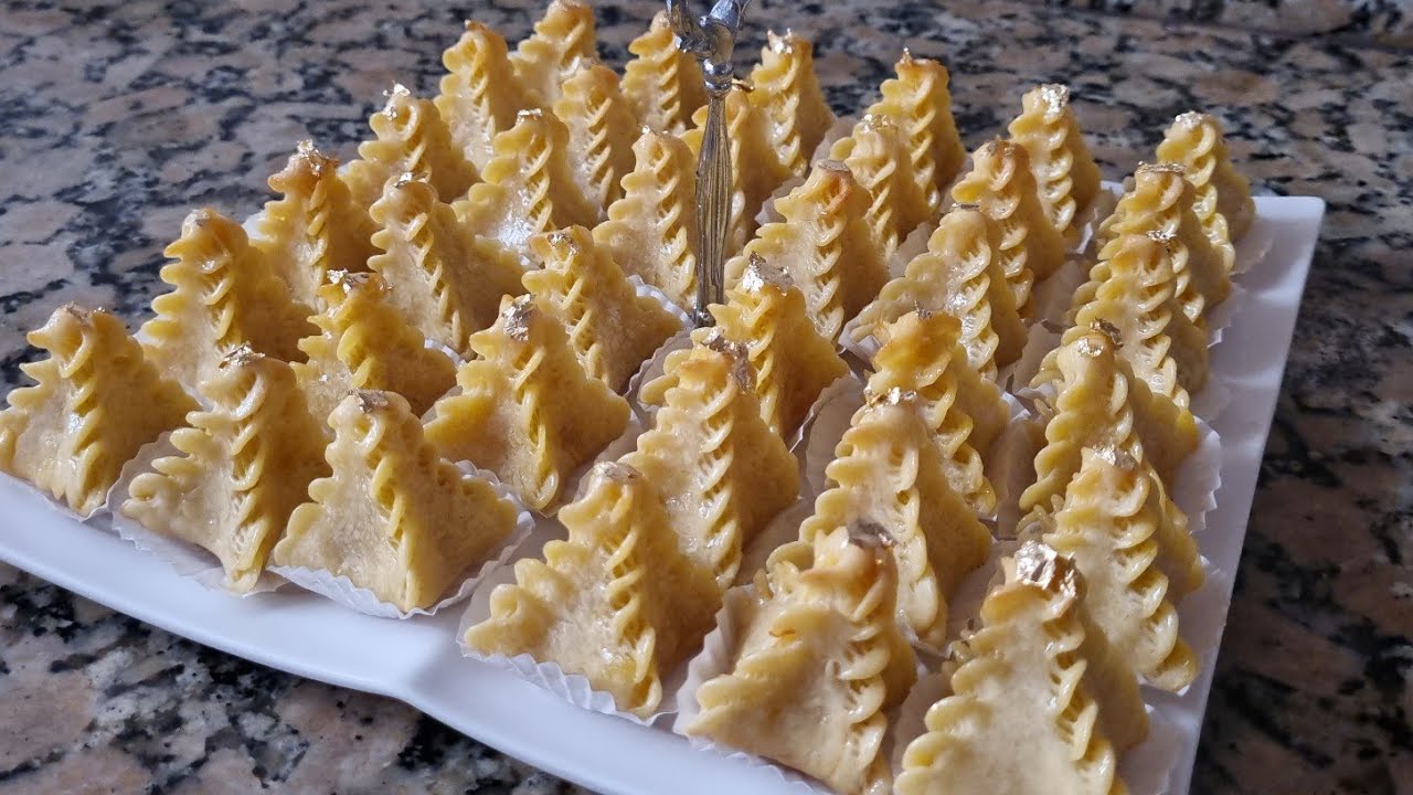 حلوة اللوز الهرمية بطريقة بسيطة للمبتدئات🇲🇦🇲🇦