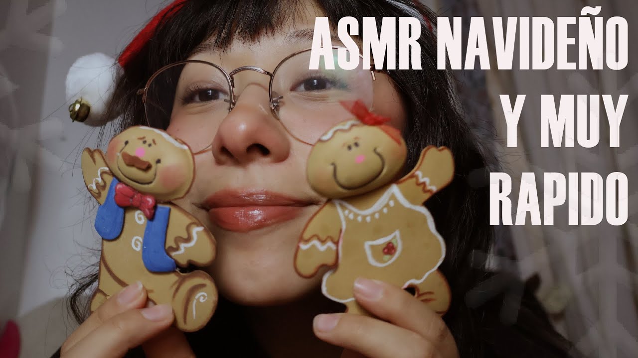 ASMR NAVIDEÑO MUY RANDOM Y RAPIDOOOOO