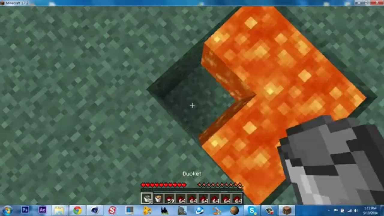 "Minecraft Technique!" Infinite Lava Resource! Only works on 1.7.2