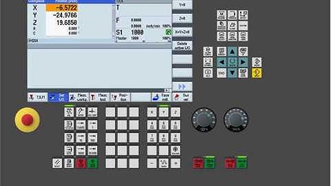 Siemens Sinumerik 828D - ShopMill Setup and Programming