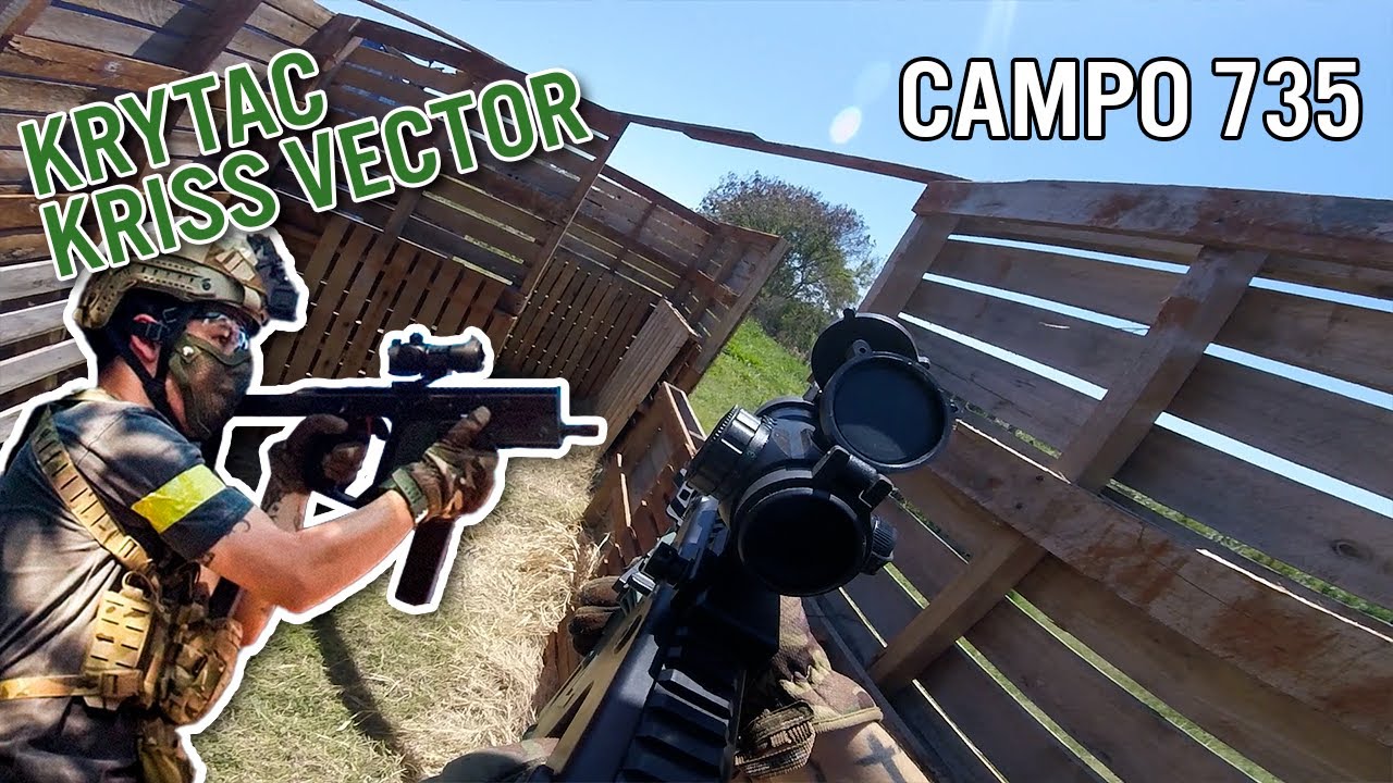 Operação do Dia: Jogo no campo 735 em Piracicaba - Krytac Kriss Vector - Airsoft Gameplay