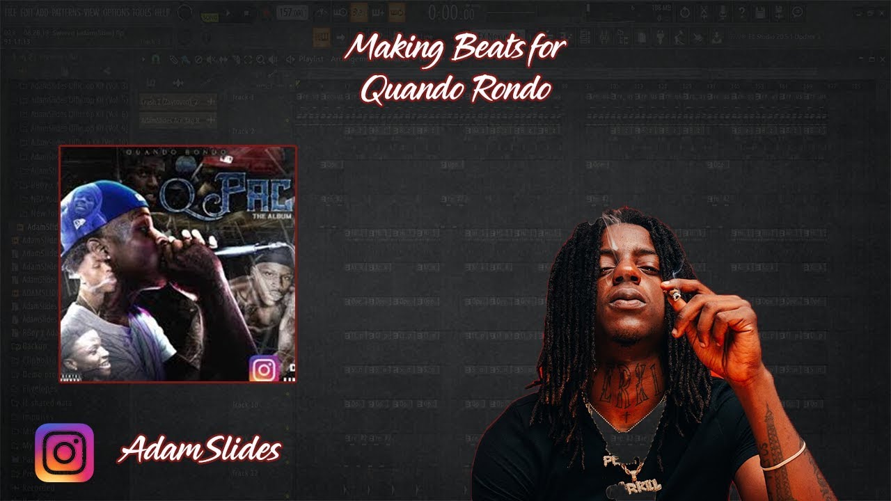 How to Make a Quando Rondo and OMB Peezy Type Beat 2019 | FL Studio 20 Tutorial @AdamSlides