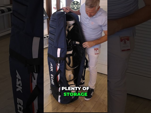 AskEcho Travel Bag: Golf Trip Essential with ONE Hand!