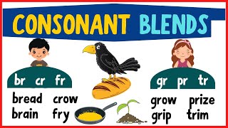 CONSONANT BLENDING / Br  Cr  Dr  Fr  Pr  Tr /  Preschool & Primary / Learn to Read Fast & Easy