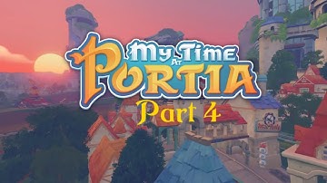 My Time at Portia Part 4 Fishing Day and Worktable Upgraded!