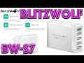 Зарядное устройство на 5 USB-портов BlitzWolf BW-S7 с поддержкой Qualcomm Quick Charge 3.0