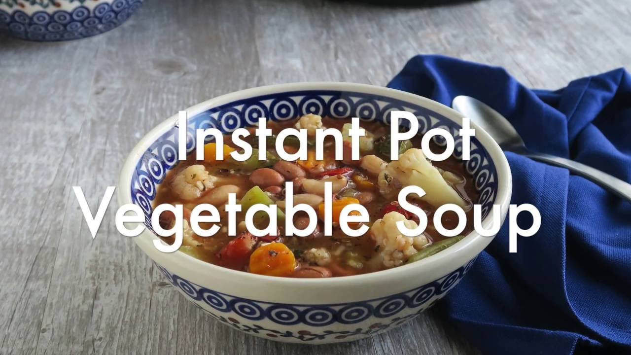 Instant Pot Vegetable Soup - YouTube