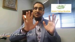 Juz 05 - Summary of a Juz - Shaykh Yahya Ibrahim