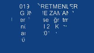 (24kasım öğretmenler günü kutlu olsun )