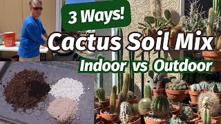 My Cactus Soil Mix and a Grower's Soil Mix #succulentsoil #cactus