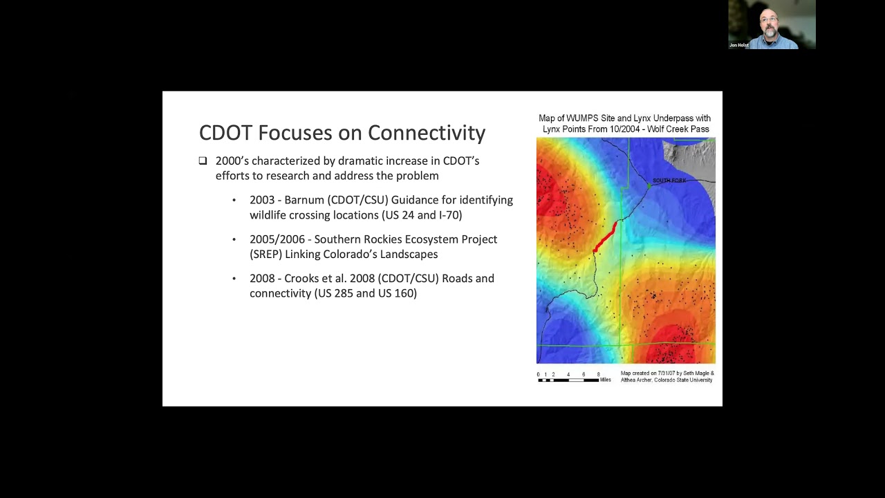 Webinar 2: Prioritizing Areas for Wildlife-Highway Mitigation Across the State