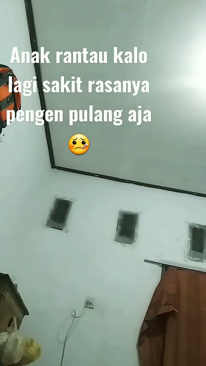 anak rantau kalo sakit rasanya pengen pulang 🤒