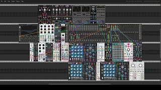 Oldschool IDM patch in VCV Rack
