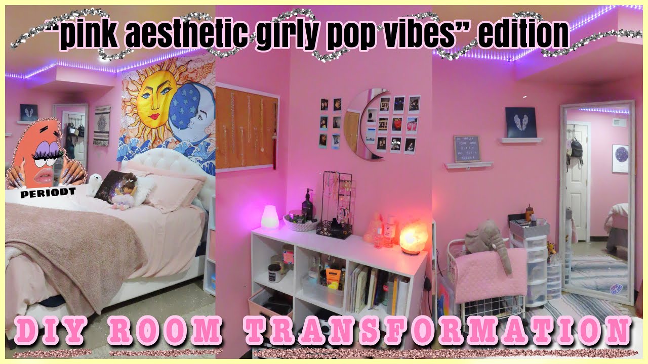 Pink Aesthetic Room Transformation Pinterest Loving Vsco