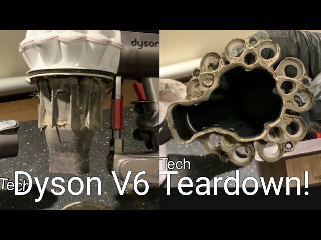 Dyson V6 / DC59 Cordless Vacuum Cyclone Disassembly and Repair Tutorial 