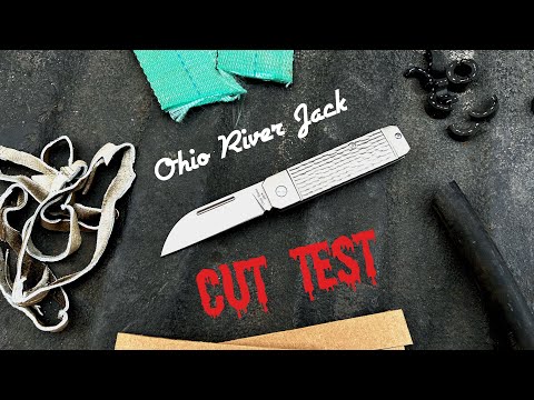 Cut Test: Ohio River Jack! the BEST Modern Trad Slip Joint