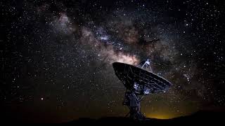 Relaxing Milky Way Timelapse Very Large Array (VLA) Night Sky Astrophotography in New Mexico 1080p