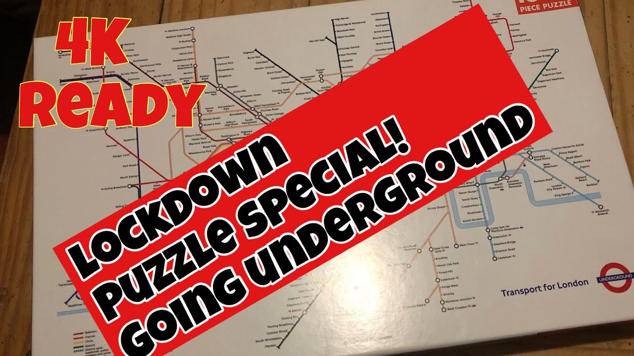 London underground puzzle. The 2020 lockdown starts so time for a quick