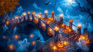 Spooky Halloween Bridge on an Autumn Night 🎃 Best Halloween Music 2026 👻 Halloween Ambience