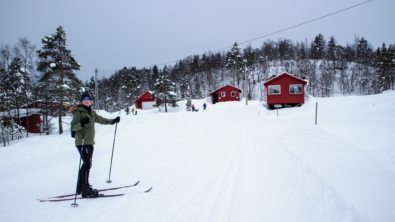 Skitur Totræna Vinterpark Samnanger 