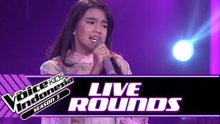 Syarla 'Bukan Cinta Biasa' | Live Rounds | The Voice Kids Indonesia Season 3 GTV