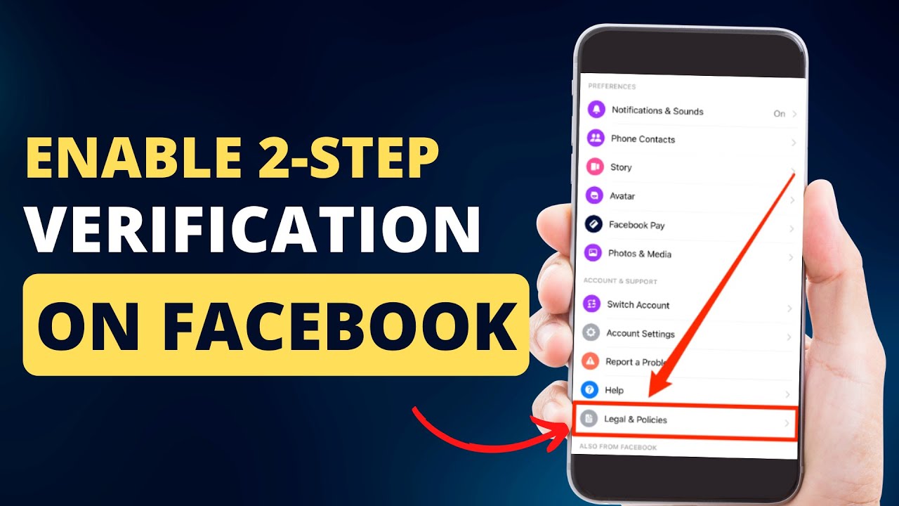 How To Enable Two Step Verification On Facebook 2023 | Turn On Two ...