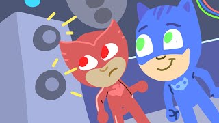 Pj Masks Owlettes Gigantic Speakers Drawing - Disney Doodles