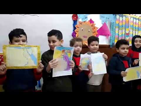 نشاط تلوين الخريطة 2ب قاعة مانجو ميس وفاء عبد القادر 